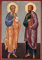Святые апостолы Петр и Павел.